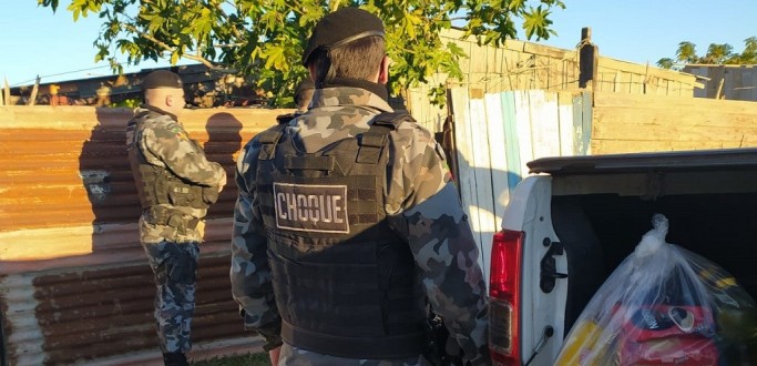 ANIVERSRIO DO 5 BATALHO DE CHOQUE  COMEMORADO COM AES SOLIDRIAS, EM PELOTAS