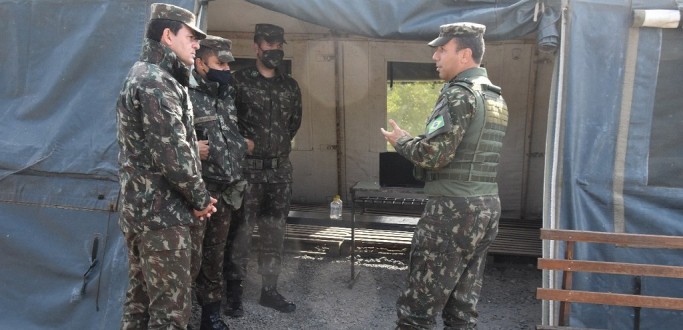 6� GAC SE DESPEDE DA OPERA��O CORONAV�RUS NA FRONTEIRA COM O URUGUAI