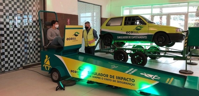 SEMANA NACIONAL DO TRNSITO DA ECOSUL TER SIMULADORES VEICULARES NO SHOPPING PELOTAS