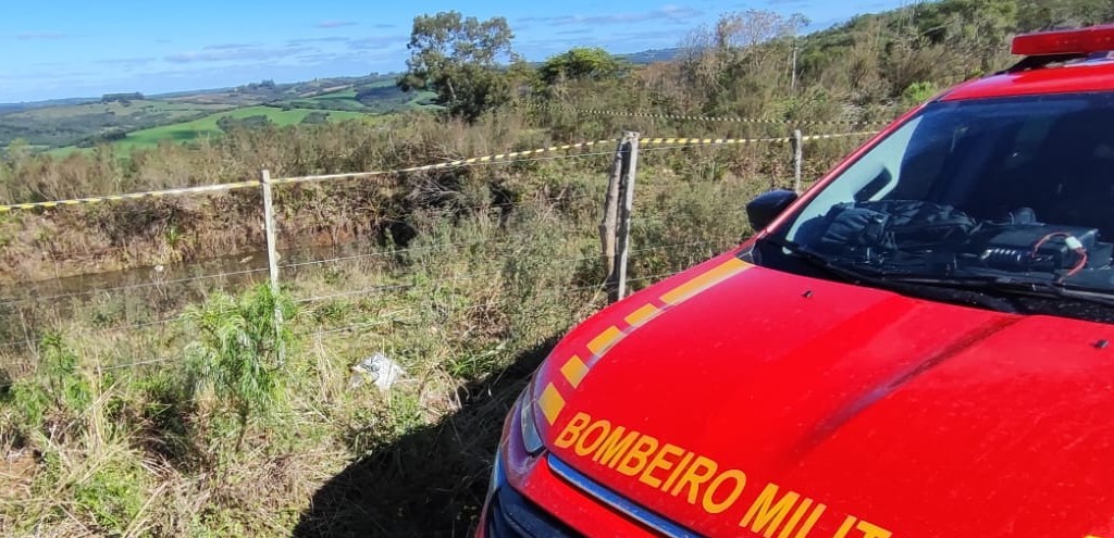 CORPO DE IDOSA DESAPARECIDA EM HERVAL  LOCALIZADO PELOS BOMBEIROS