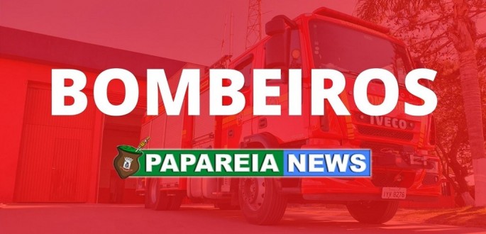 BOMBEIROS ATENDEM PRINC�PIO DE INC�NDIO EM SOBRADO, NA AVENIDA PRIMEIRO DE MAIO