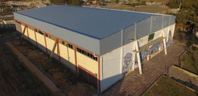 OBRAS DO GINSIO MUNICIPAL DE SJN AVANAM EM RITMO SATISFATRIO