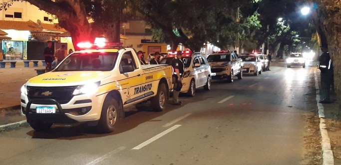 PMRG E BM FISCALIZAM O CUMPRIMENTO DE PROTOCOLOS SANITRIOS CONTRA COVID-19  NO FERIADO