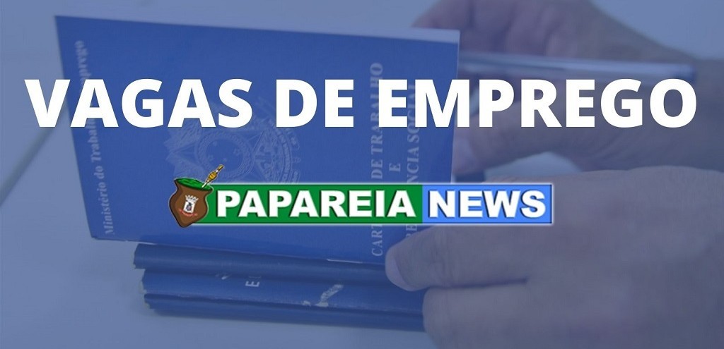 VAGAS DE EMPREGO SINE RIO GRANDE - 22/02