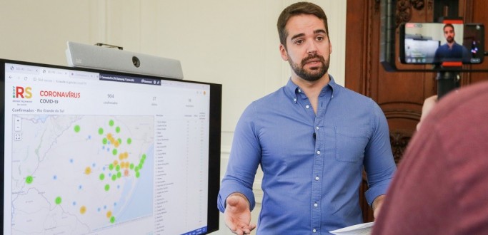 EDUARDO LEITE APRESENTA MODELO DE DISTANCIAMENTO SOCIAL CONTROLADO