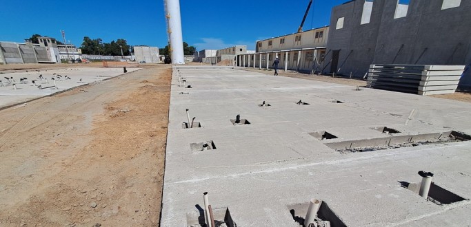 SECRET�RIO JORGE POZZOBOM VISITA OBRAS DA NOVA PENITENCI�RIA ESTADUAL DE RIO GRANDE