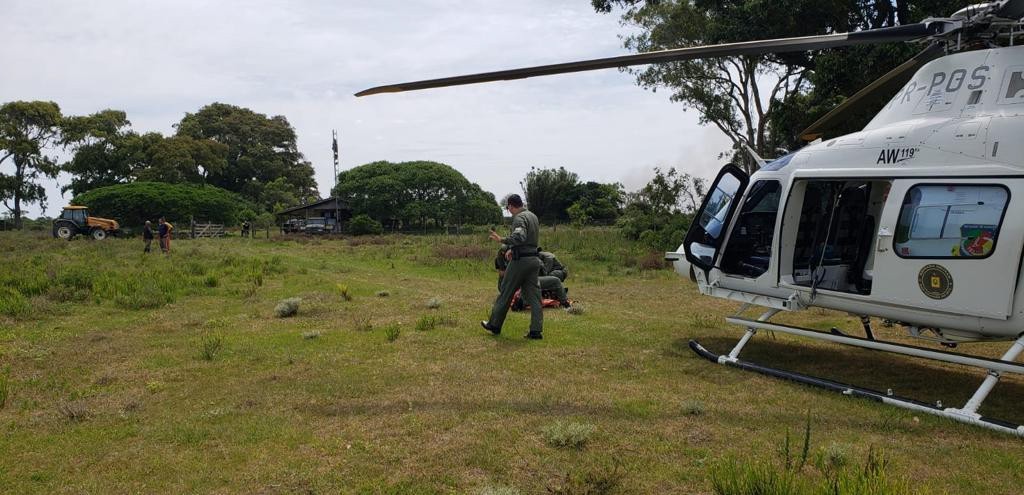 COM APOIO DE HELIC�PTEROS DA BM E DA PC, CBMRS CONSIDERA EXTINTO INC�NDIO NO TAIM