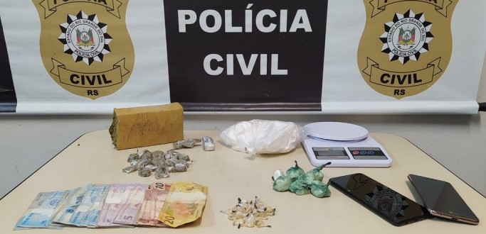 POLCIA CIVIL PRENDE DUPLA POR TRFICO DE DROGAS EM PELOTAS