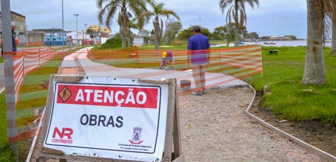 REVITALIZA��O DA ORLA DA HENRIQUE PANCADA � RETOMADA EM SEGUNDA ETAPA