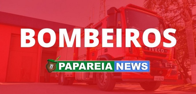 BOMBEIROS COMBATEM PRINCPIO DE INCNDIO EM RESIDNCIA, NA RUA REPBLICA, EM RG