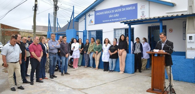OBRAS NA UBSF SO JOO SO INAUGURADAS PELO PREFEITO FBIO BRANCO