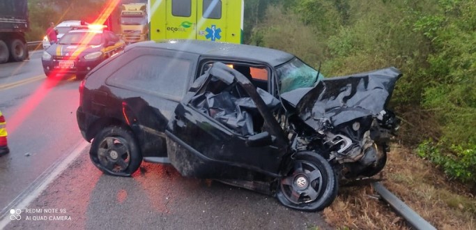 IDOSOS MORREM EM ACIDENTE DE TRNSITO NA BR 392, EM SANTANA DA BOA VISTA