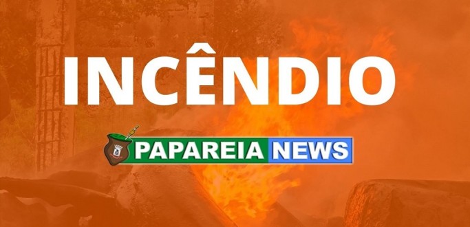 INC�NDIO ATINGE CAMINH�O E RETROESCAVADEIRA EM P�TIO DE LOJA DE MATERIAIS DE CONSTRU��O, EM PELOTAS