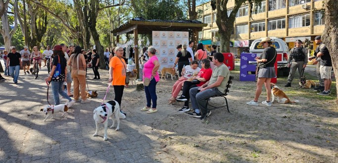 CASSINO RECEBE COMINHADA COM BNO DOS PETS NO DIA DE SO FRANCISCO