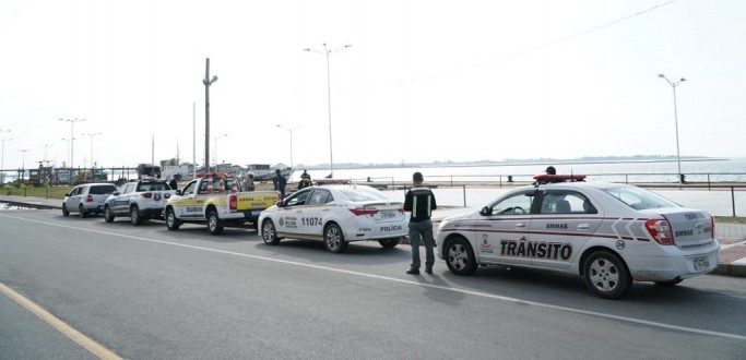 PREFEITURA E BRIGADA MILITAR REALIZAM A PRIMEIRA EDI��O DA OPERA��O COVID-19