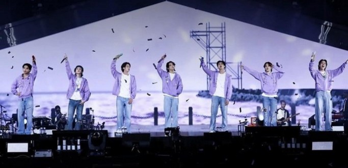 SHOW DA BANDA BTS SER� TRANSMITIDO NO CINEMA DO PRA�A SHOPPING