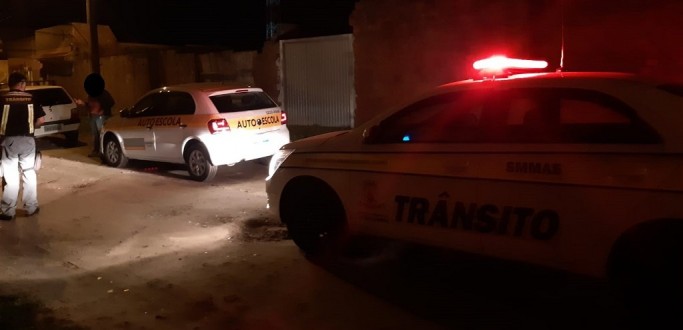 CARRO ROUBADO DE AUTOESCOLA  LOCALIZADO NA RURAL