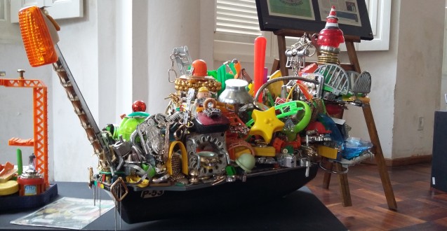 ARTISTA RIO-GRANDINO MOSTRA EM EXPOSIO A IMPORTNCIA DA REUTILIZAO DOS MATERIAIS 