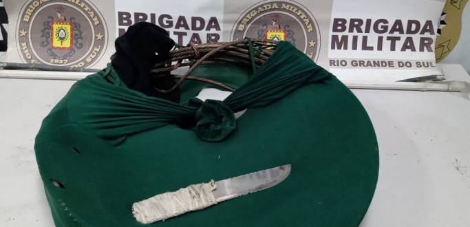 BM PRENDE HOMEM POR FURTO DE FIOS E CABOS EM RIO GRANDE