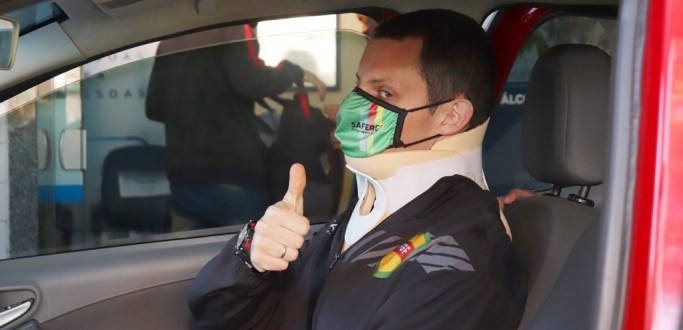 �RBITRO AGREDIDO POR WILLIAM RIBEIRO RECEBE ALTA HOSPITALAR