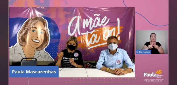 REELEITA COM MAIS DE 105 MIL VOTOS, PAULA MASCARENHAS FAZ LIVE DE AGRADECIMENTO