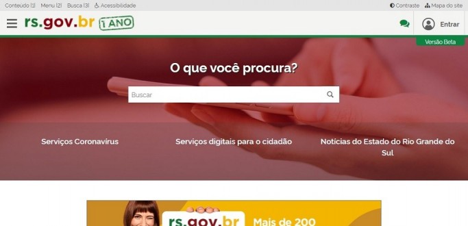 PESQUISA APONTA RS COMO DESTAQUE EM TRANSFORMA��O DIGITAL NA ADMINISTRA��O P�BLICA