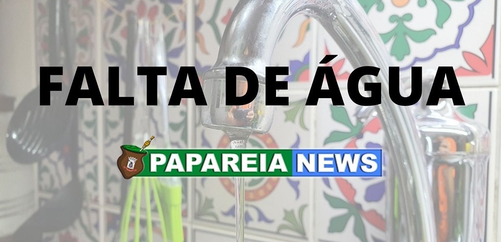 MANUTENO PREVENTIVA DEIXAR CIDADE SEM GUA NESTA TERA-FEIRA (27)