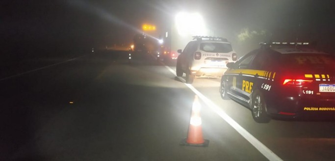 MOTOCICLISTA MORRE EM ACIDENTE NA BR 116, EM ARROIO GRANDE