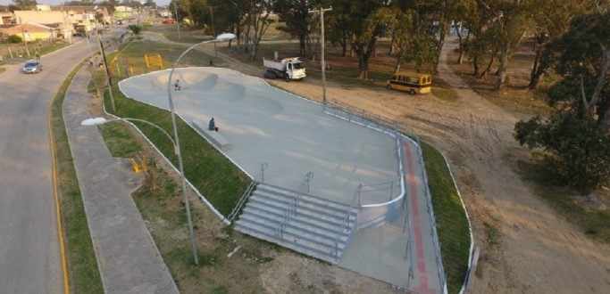 SMTEL INAUGURA PISTA DE SKATE EM S�O JOS� DO NORTE