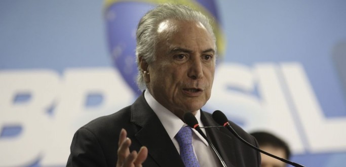 EM MENSAGEM DIRECIONADA  REGIO SUL, TEMER CITA OBRA REALIZADA NO PORTO DO RIO GRANDE