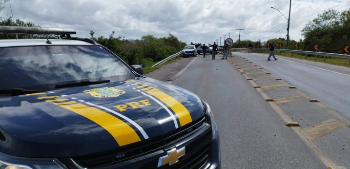 ACIDENTE DE TRNSITO COM MORTE  REGISTRADO NA BR 392, EM PELOTAS