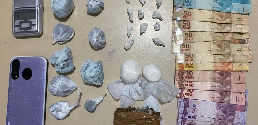 BM PRENDE MULHER POR TRÁFICO DE DROGAS EM PEDRO OSÓRIO