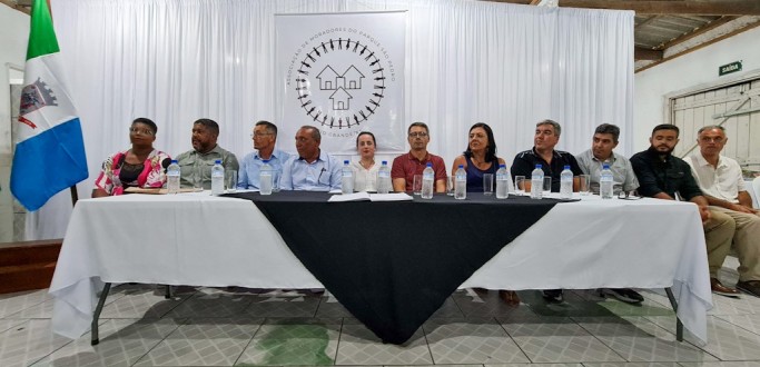 NOVA DIRETORIA DA ASSOCIA��O DE MORADORES DO PARQUE S�O PEDRO � EMPOSSADA DURANTE JANTAR FESTIVO