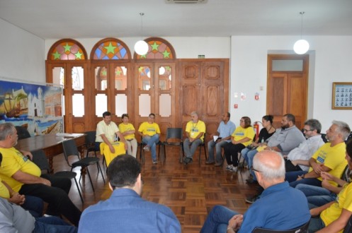 PREFEITO MUNICIPAL REUNIU-SE COM DIRETORES DO SINDICATO DOS BANCRIOS DO RIO GRANDE