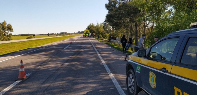 CAMINHONEIRO MORRE EM COLISO TRASEIRA NA BR 116, EM TURUU