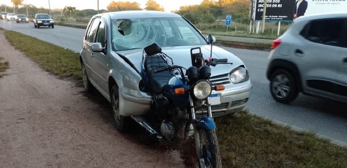 MOTOCICLISTA MORRE EM ACIDENTE NA ERS 734