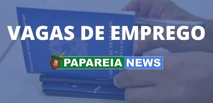 VAGAS DE EMPREGO SINE RIO GRANDE - 23/02