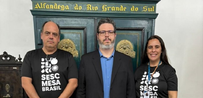 SESC MESA BRASIL E ALFNDEGA DO PORTO DE RIO GRANDE ASSINAM TERMO DE PARCERIA