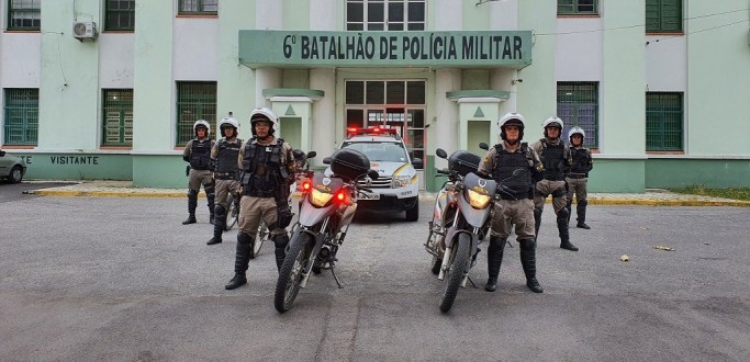 POLICIAMENTO COM MOTOS DO 6 BPM GARANTE BONS RESULTADOS NO COMBATE  CRIMINALIDADE