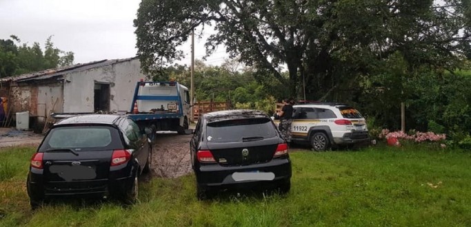 BM RECUPERA EM PELOTAS VECULOS E EQUIPAMENTOS ROUBADOS NA CIDADE DE CANGUU 