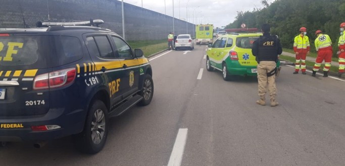 CICLISTA MORRE EM ACIDENTE NA BR 116, EM PELOTAS
