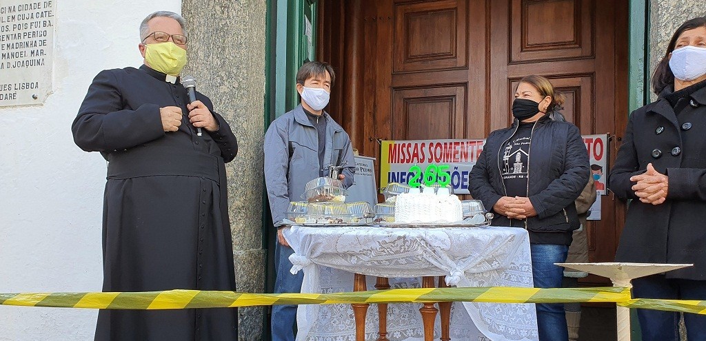 ANIVERSRIO DA CATEDRAL DE SO PEDRO  CELEBRADO EM MEIO  PANDEMIA