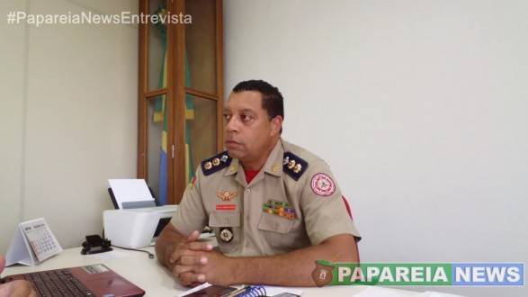 PAPAREIA NEWS ENTREVISTA: COMANDANTE DO CORPO DE BOMBEIROS
